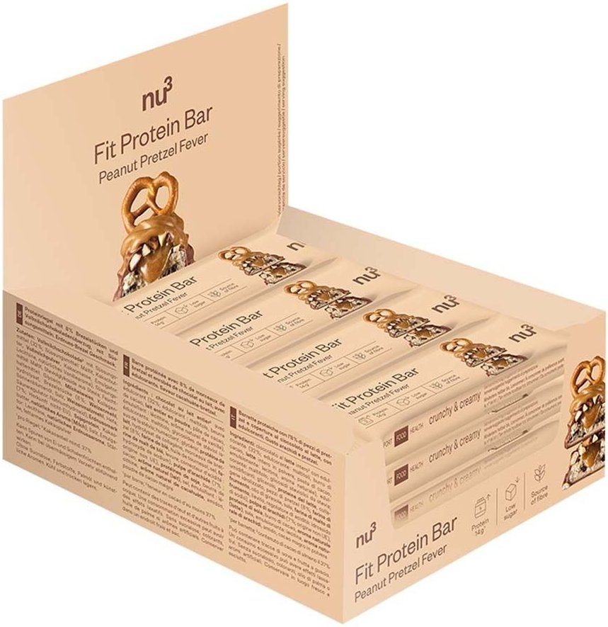 nu3 Fit Protein Bar Peanut Pretzel x12 12x55 g Riegel