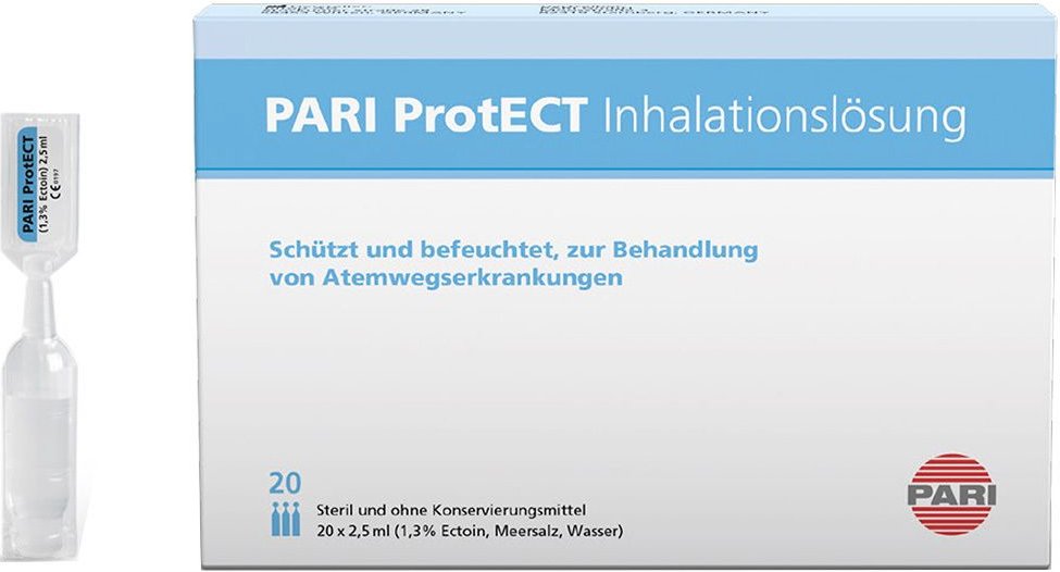Pari ProtECT Inhalationslösung mit Ectoin Ampullen 20x2,5 ml