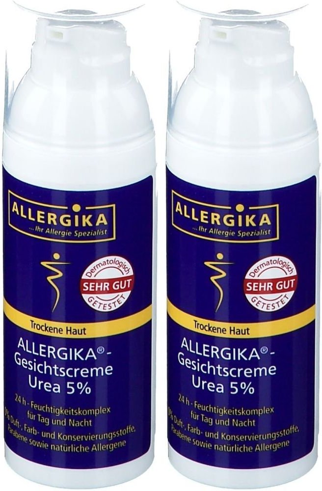 Allergika Gesichtscreme urea 5% 2x 2x50 ml Creme