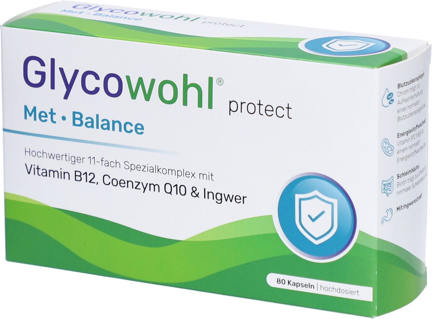 Glycowohl Met Balance 11-fach Spezialkomplex+B12 80 St Kapseln