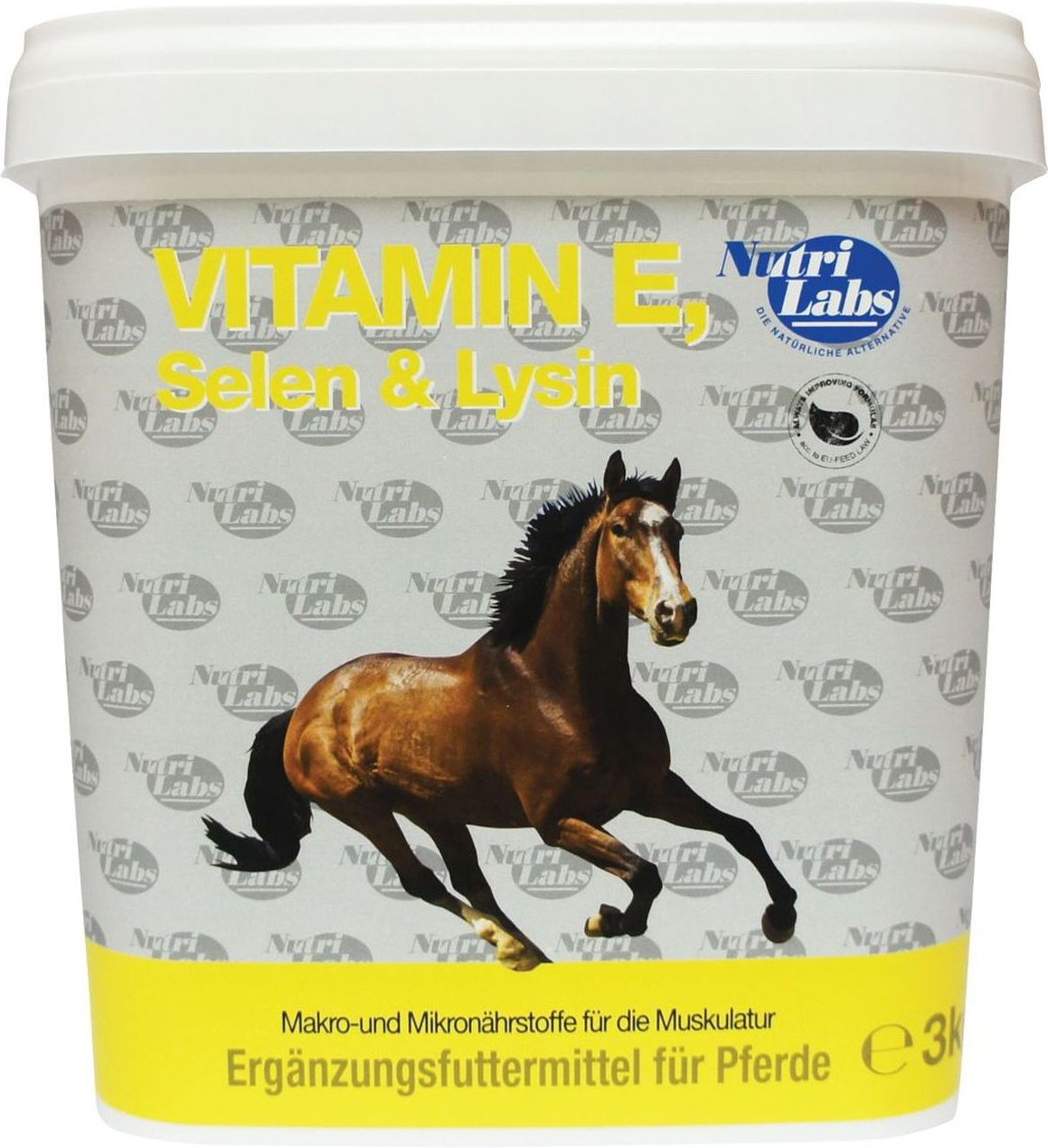 Vitamin E Selen & Lysin Pulver f.Pferde 3 kg