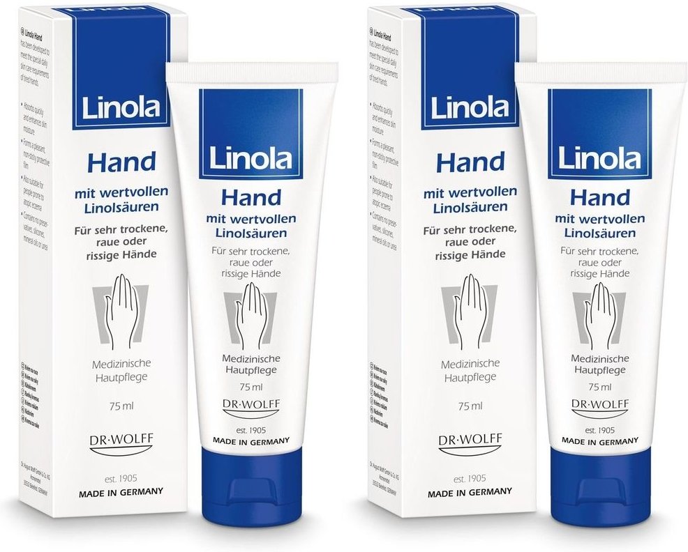 Linola Hand Creme 2x 2x75 ml