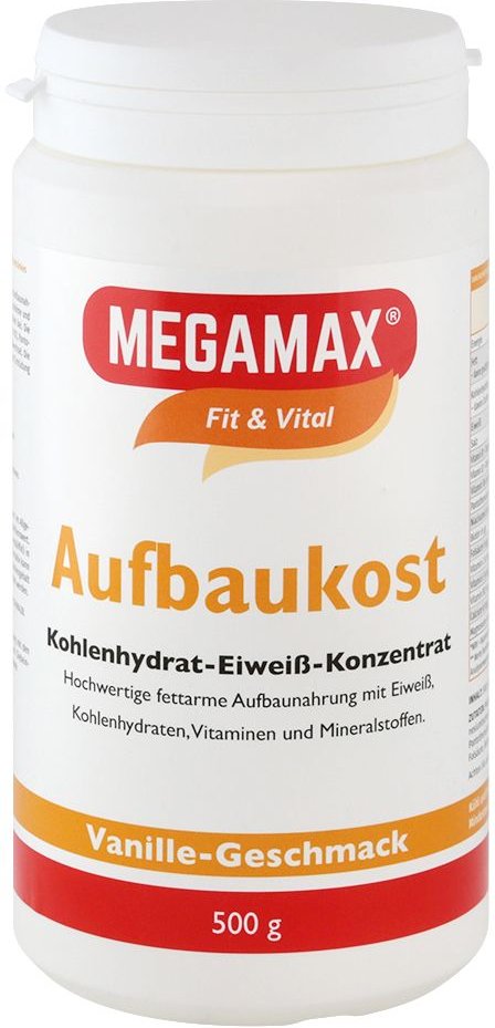 Megamax Aufbaukost Vanille Pulver 500 g