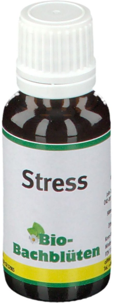 BIO Bachblüten Stress Tropfen f.Hund/Katze/Pferd 20 ml Flüssigkeit