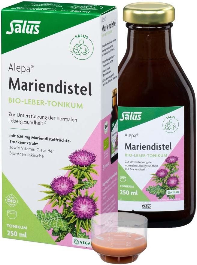 Alepa Mariendistel Bio-Leber-Tonikum Salus 250 ml Tonikum