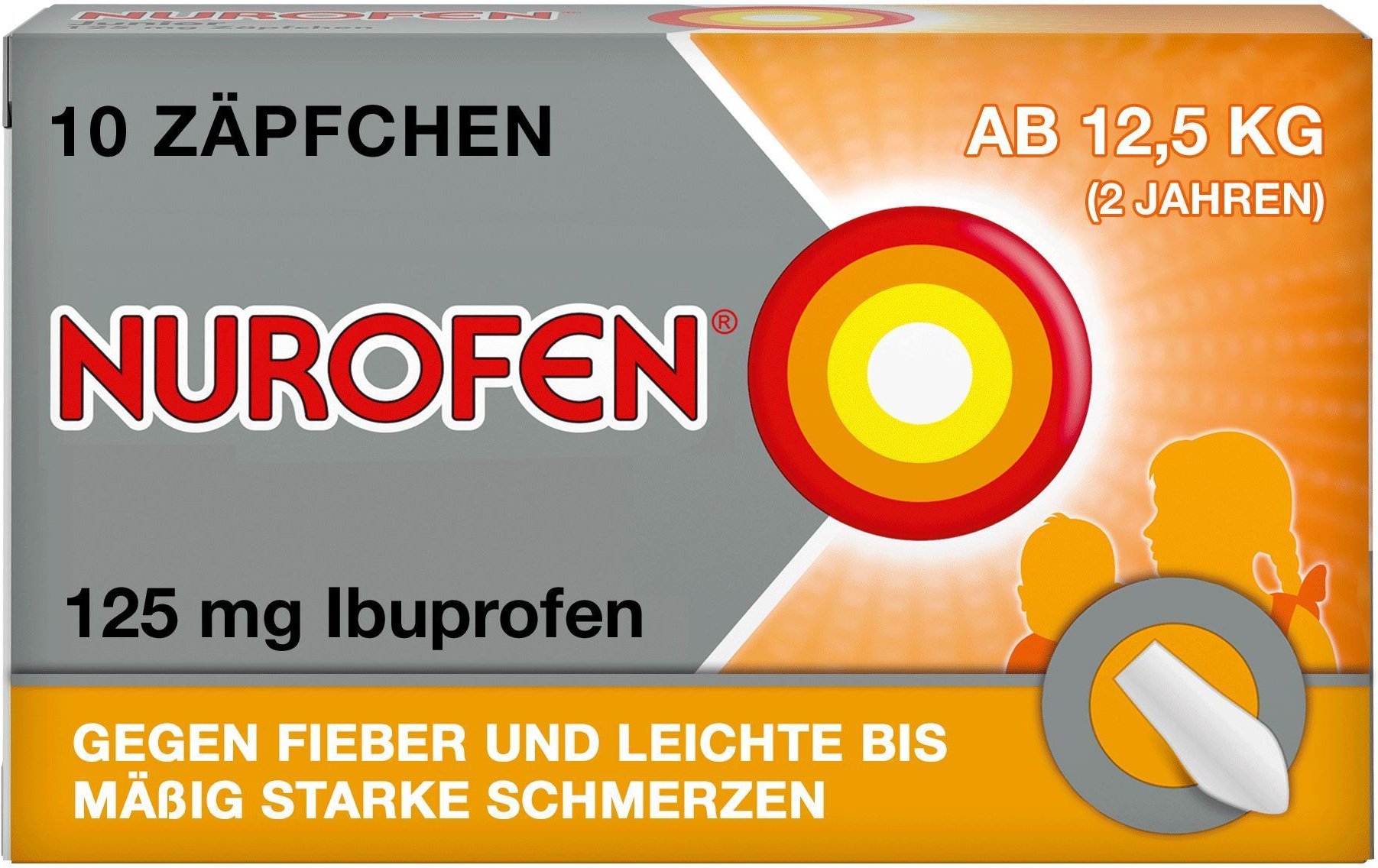 Nurofen Junior 125 mg Zäpfchen 10 St Suppositorien