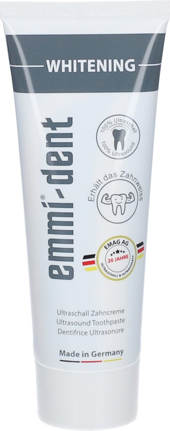 Emmi-Dent Ultrasonic Tandpasta Whitening 75 ml Zahnpasta
