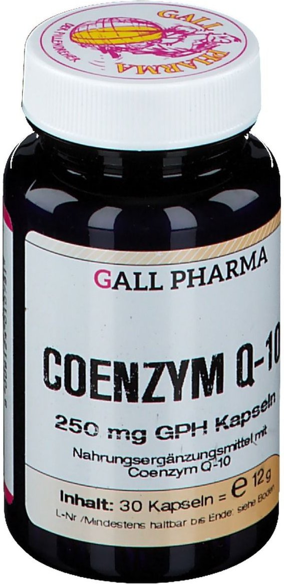 Coenzym Q10 250 mg GPH Kapseln 30 St