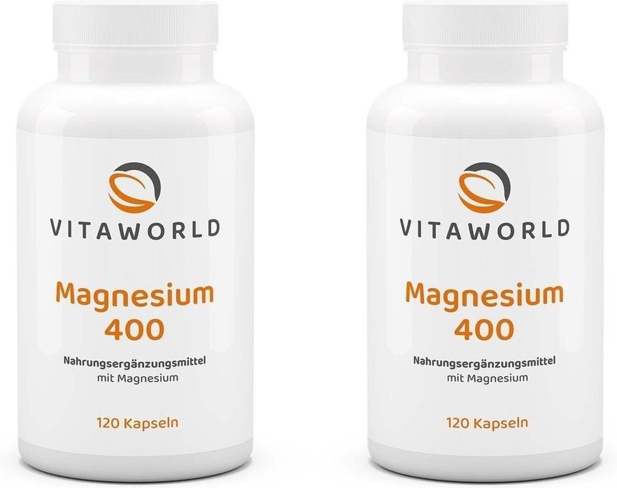 Magnesium 400 Kapseln 2x 2x120 St