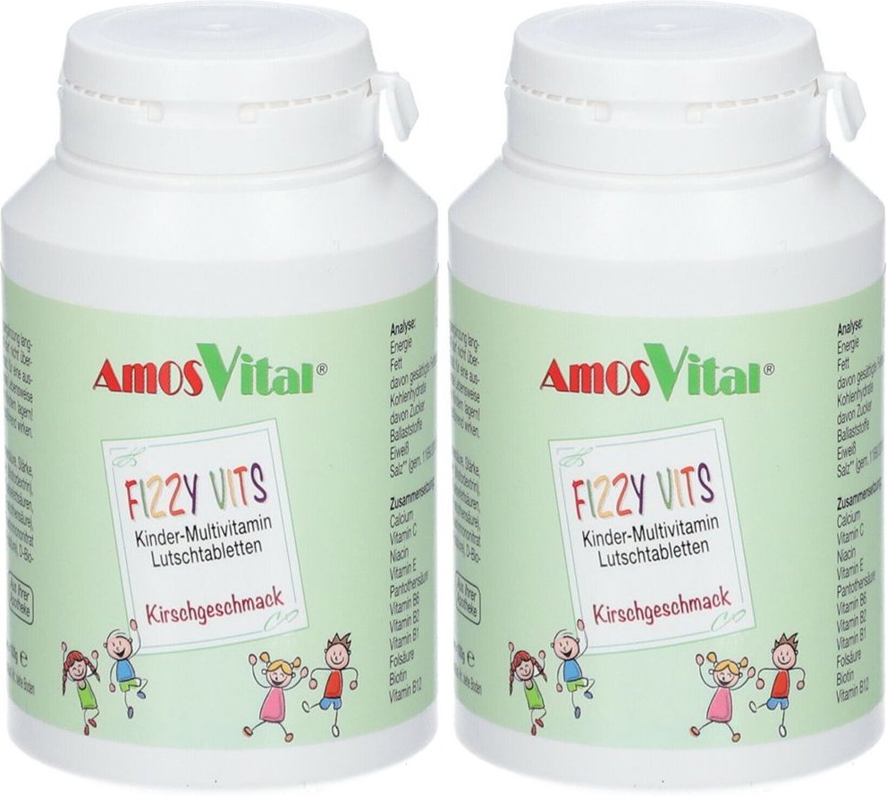 Fizzy Vits Kindervitamine x2 2x50 St Lutschtabletten