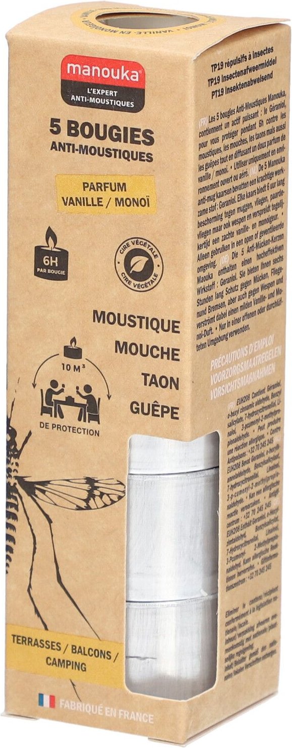Mückenschutz Kerzen Manouka 5 St