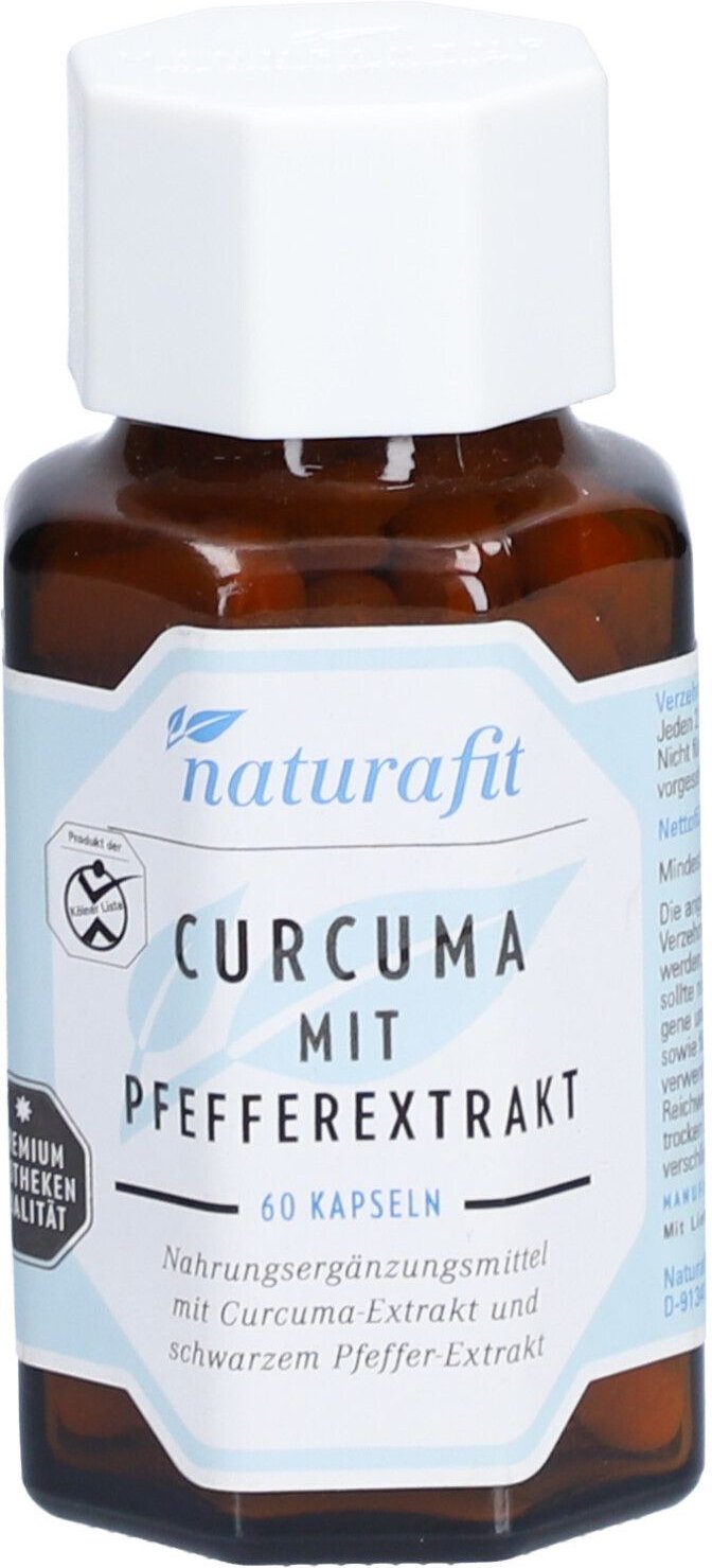 Naturafit Curcuma mit Pfeffer Kapseln