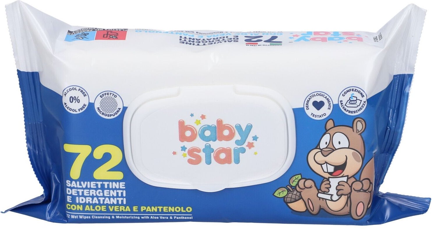 Babystar Salv Bebe' Popup 72Pz 1 St Tücher