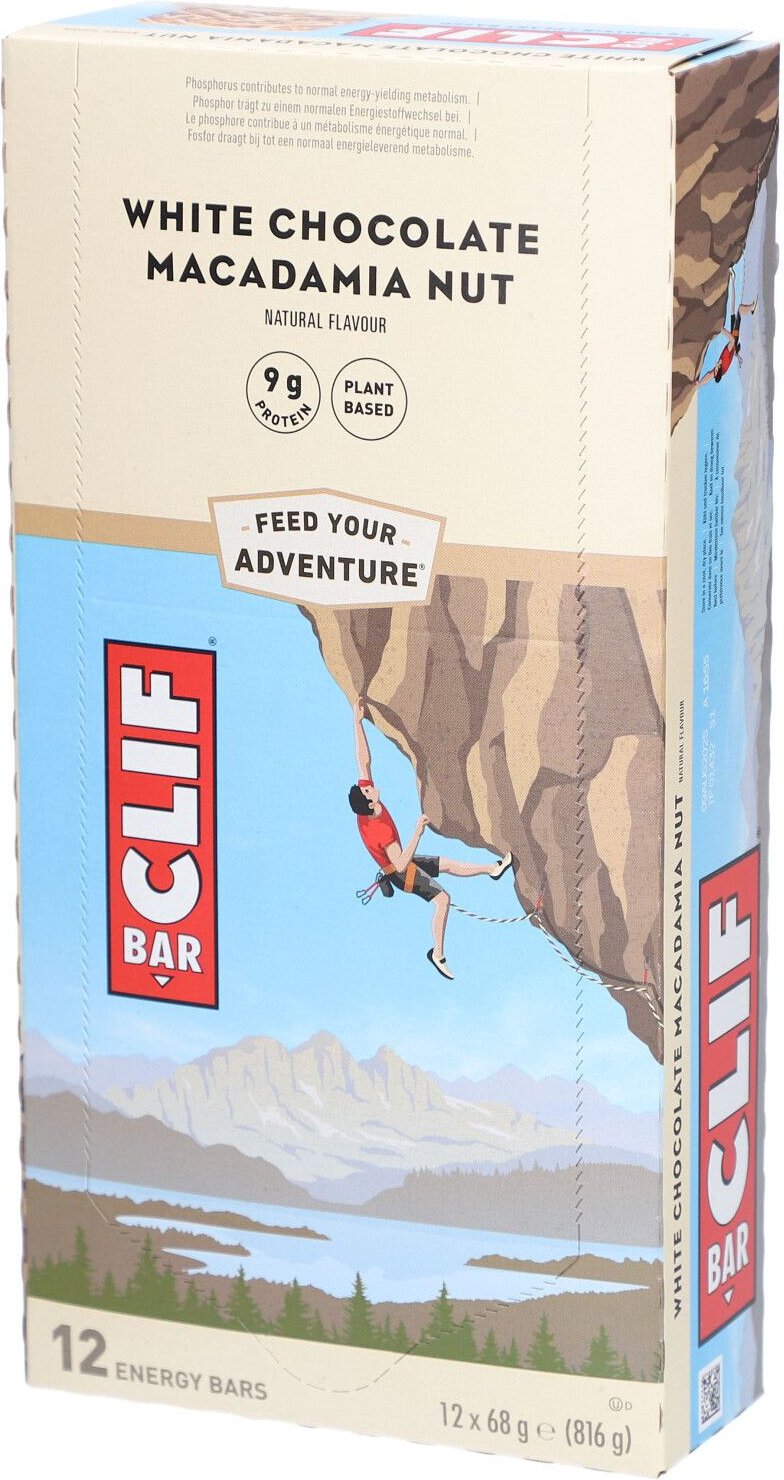 Clif Bar, White Chocolate Macadamia, Riegel 12x68g 12x68 g