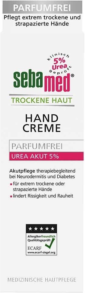 Sebamed Trockene Haut Handcreme Urea 5% parfümfrei 75 ml Creme