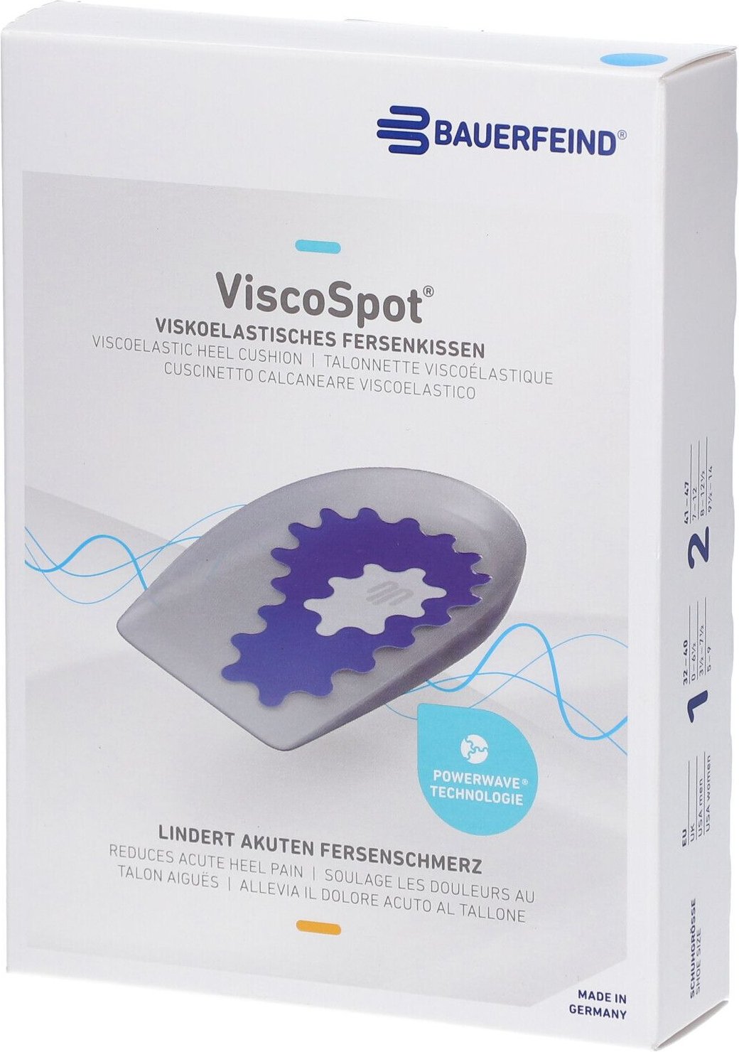 Viscospot Fersenkissen rechts+links Gr.1 2 St Kissen