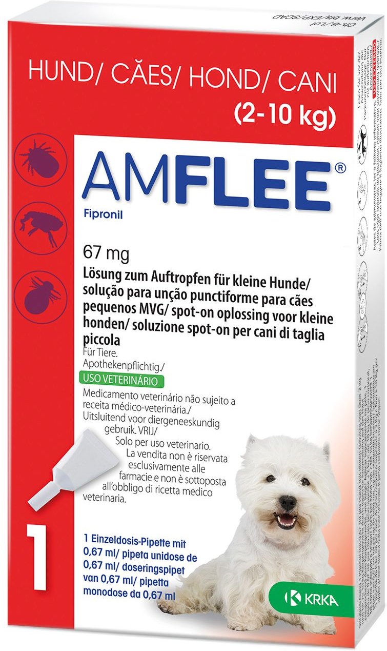 Thumbnail - Amflee 67 mg für kleine Hunde