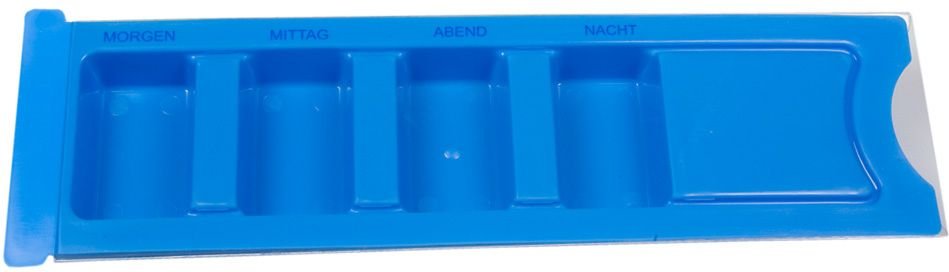 Thumbnail - Medikamentendispenser 1 Tag blau St Box