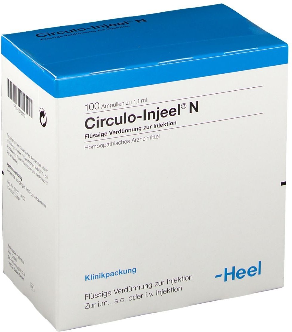Circulo Injeel N Ampullen 100 St