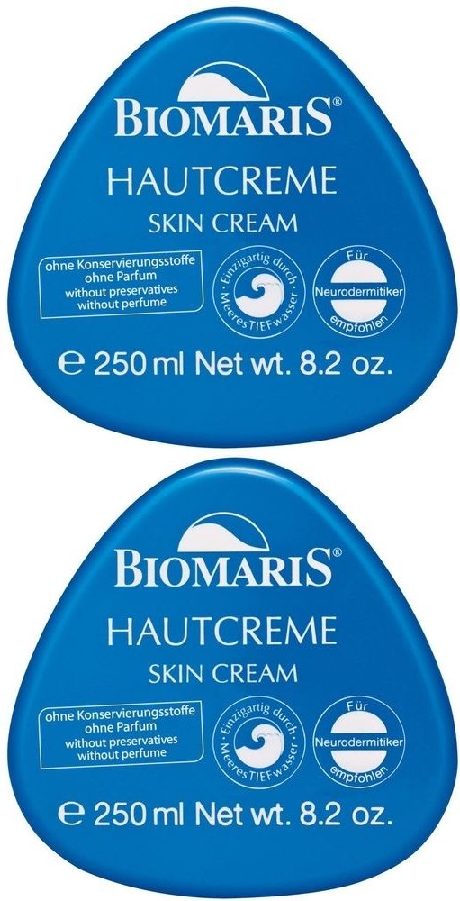 Biomaris Hautcreme ohne Parfum 2x 2x250 ml Creme
