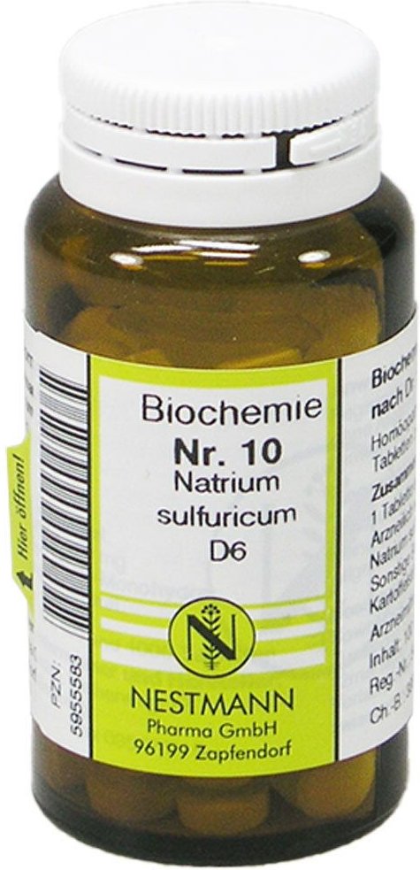 Biochemie 10 Natrium sulfuricum D 6 Tabletten