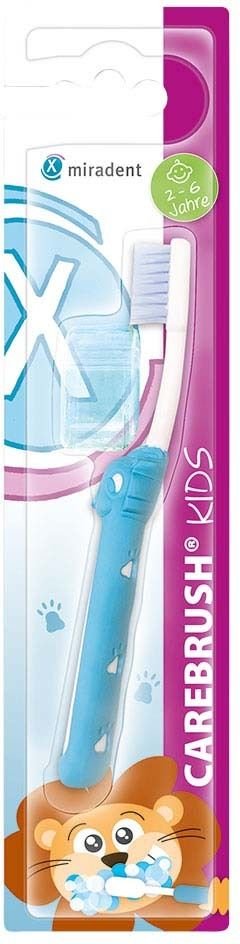 Miradent Carebrush Kids Zahnbürste 2 - 6 Jahre blau
