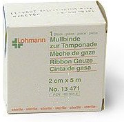 Mullbinden z.Tamponade steril 2 cmx5 m 1 St Binden