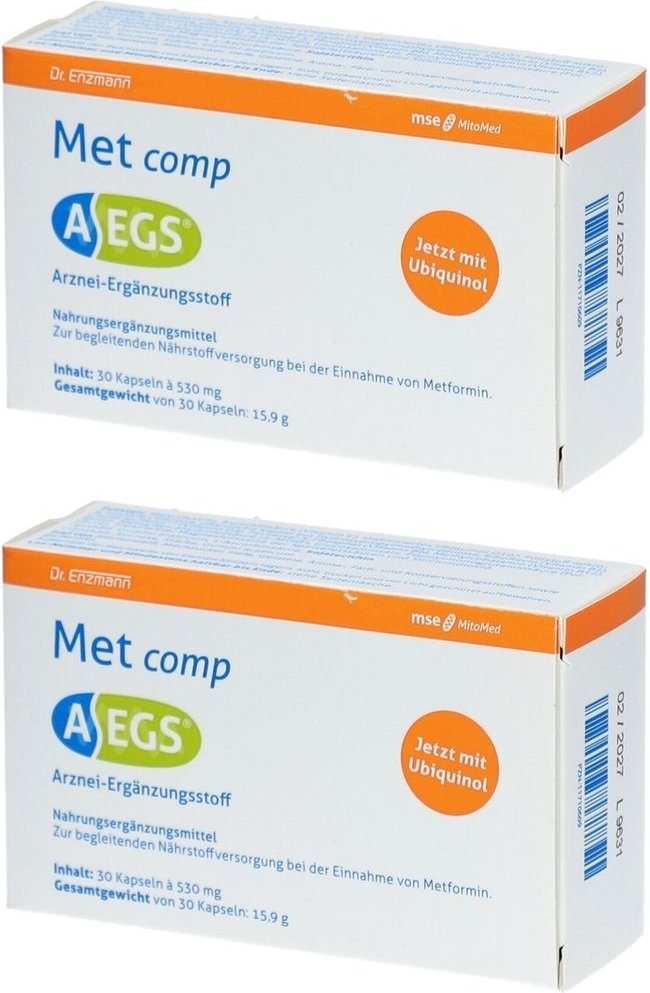 Aegs Met comp Kapseln 2x 2x30 St
