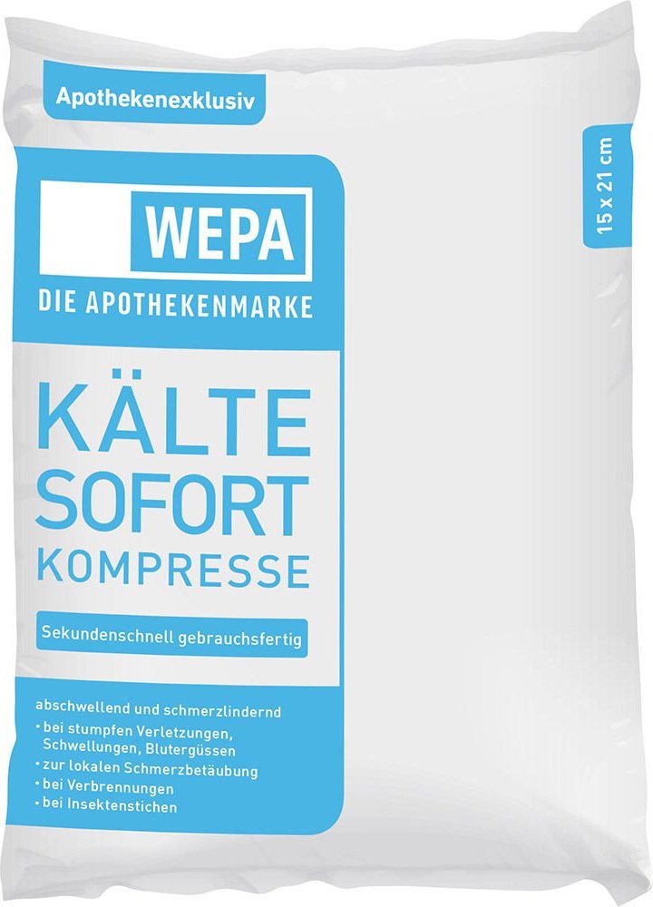 Kälte Sofort Kompresse 15x21 cm 1 St Kompressen