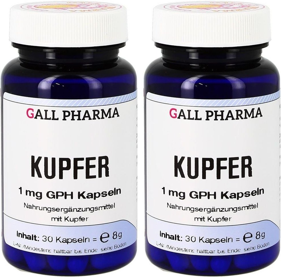 Kupfer 1 mg GPH Kapseln 2x 2x30 St
