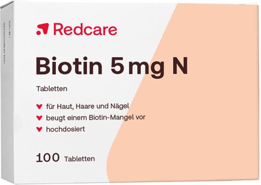 Biotin 5 mg N RedCare Tabletten 100 St