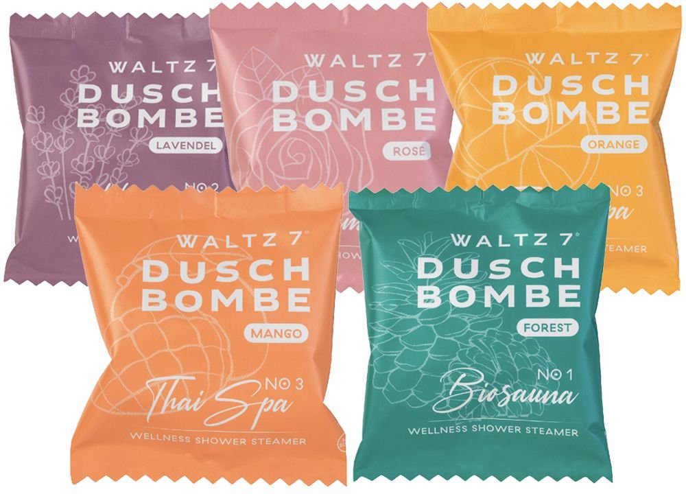 Waltz 7 Duschbombe Set 5 St Seife