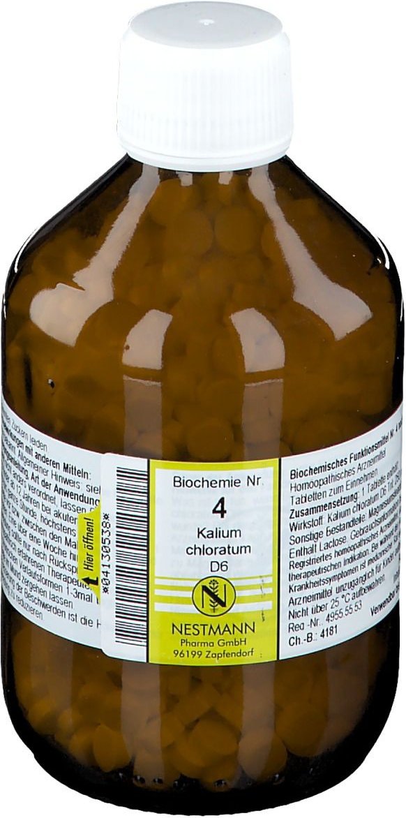 Biochemie 4 Kalium chloratum D 6 Tabletten 1000 St