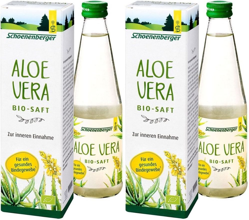 Aloe Vera Saft Bio Schoenenberger 2x 2x330 ml