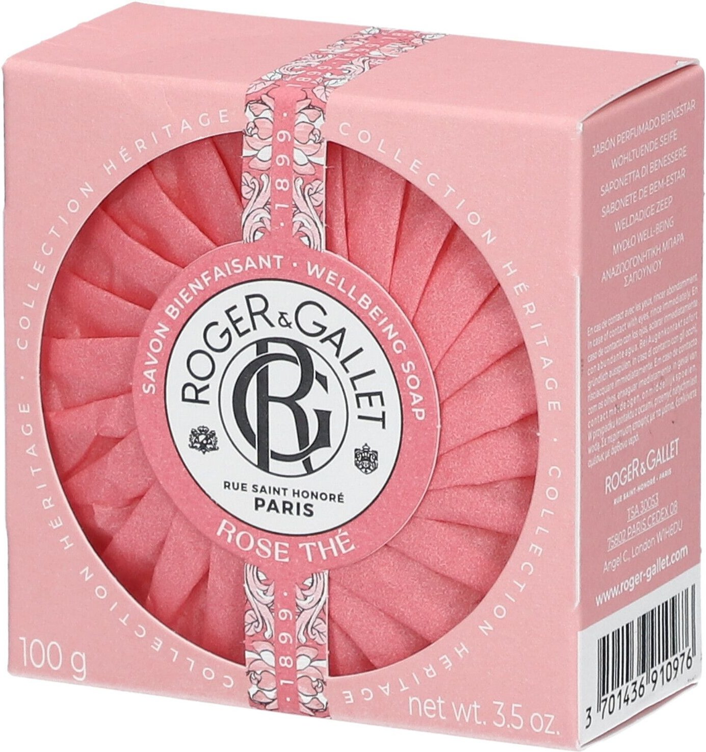 Roger & Gallet Rose The Wellbeing Soap 100 g Seife
