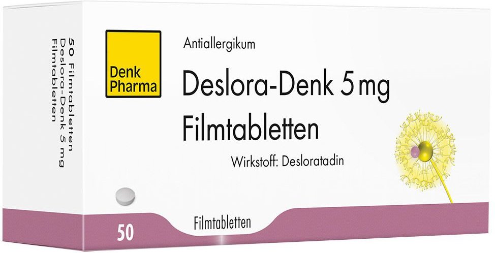 DESLORA-Denk 5 mg Filmtabletten 50 St