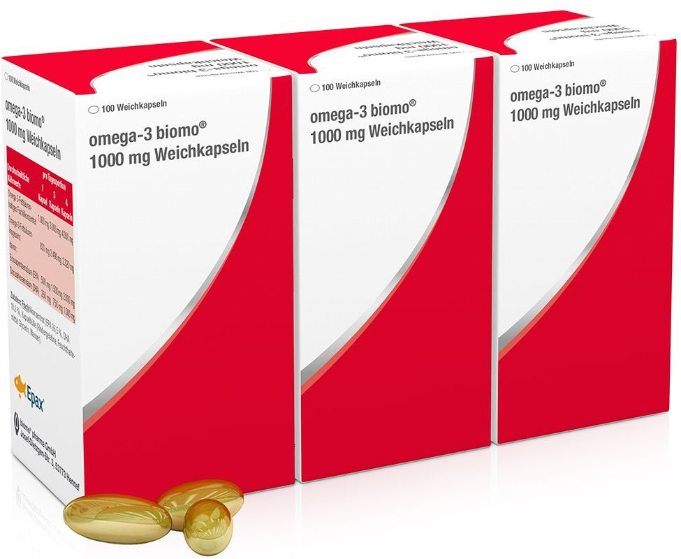 Omega-3 Biomo 1000 mg Weichkapseln