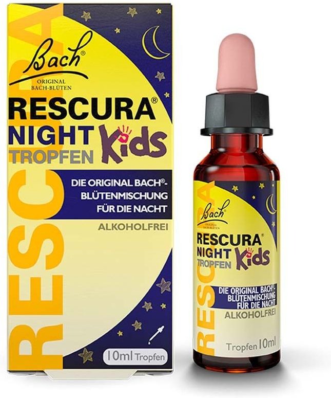 Bachblüten Original Rescura Night Kids Tro.alk.fr. 10 ml Tropfen