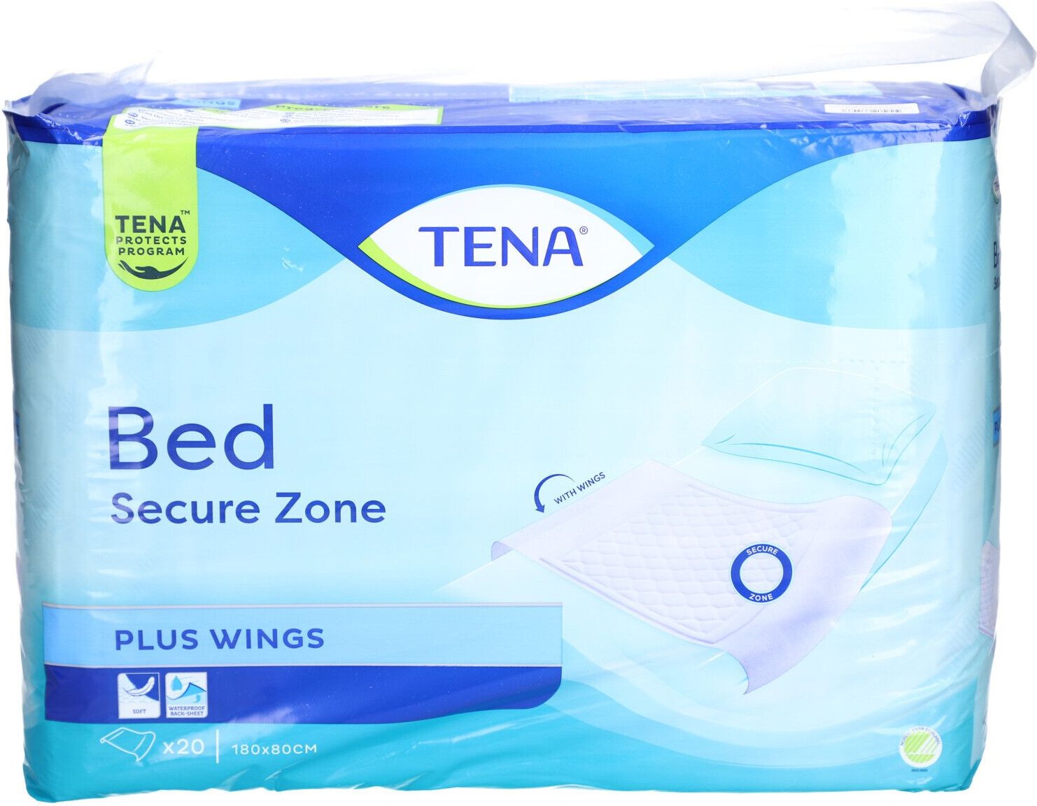 Tena Bed PlusWing 180x80cm SZ INT 20 Stk St