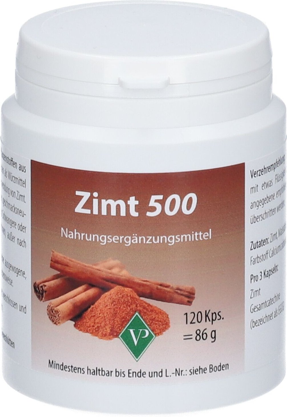 Zimt 500 Kapseln 120 St