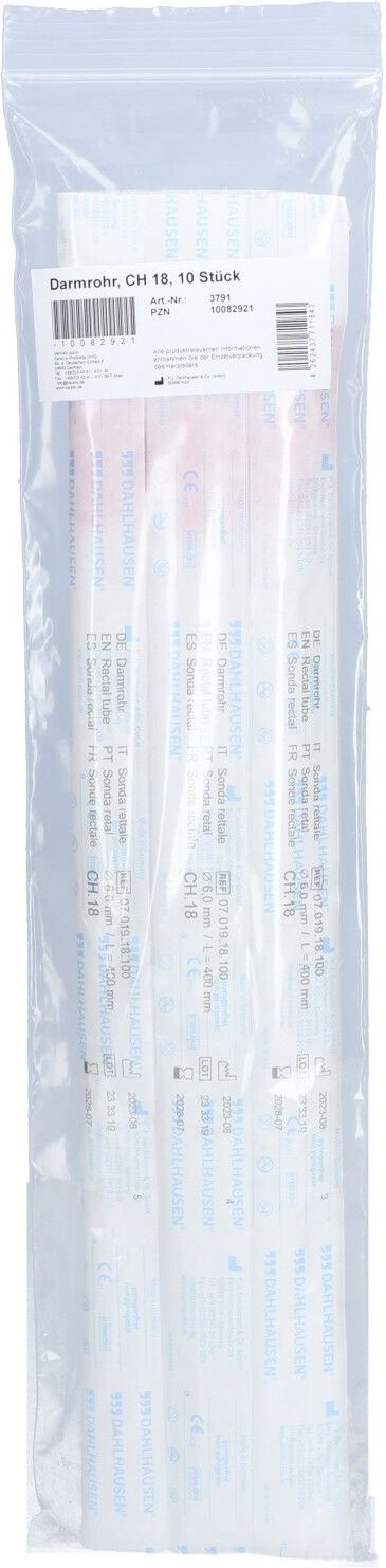 Darmrohr Einmal Ch 18 40 cm 10 St Sonstige