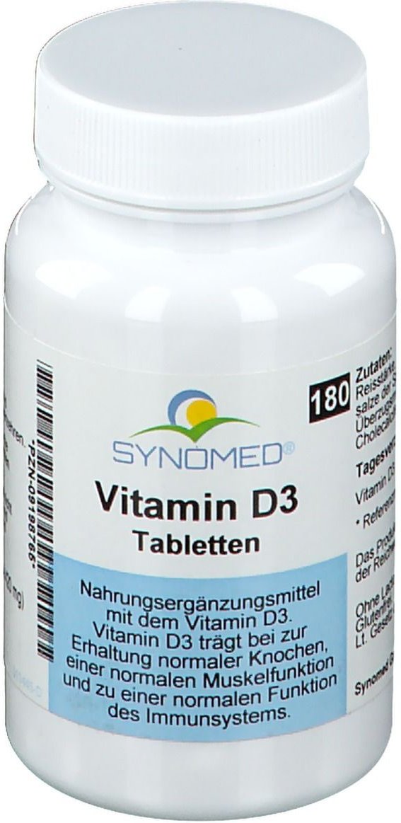 Vitamin D3 Synomed Tabletten 180 St