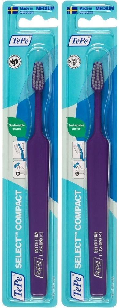 Tepe Zahnb SEL Klein MED x2 2x1 St Zahnbürste