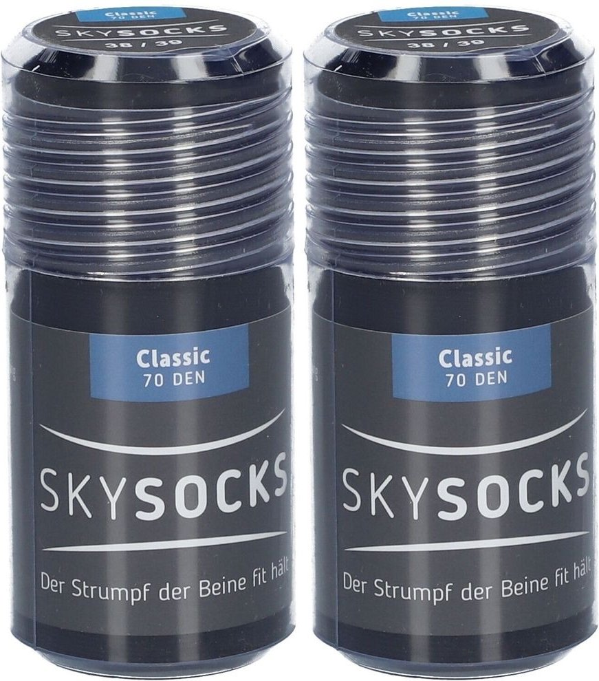 Skysocks Clas Black 38/39 x2 2x2 St