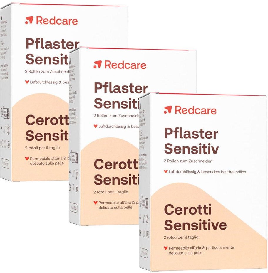 Redcare Pflaster Sensitiv 3er-Pack 3x1 St