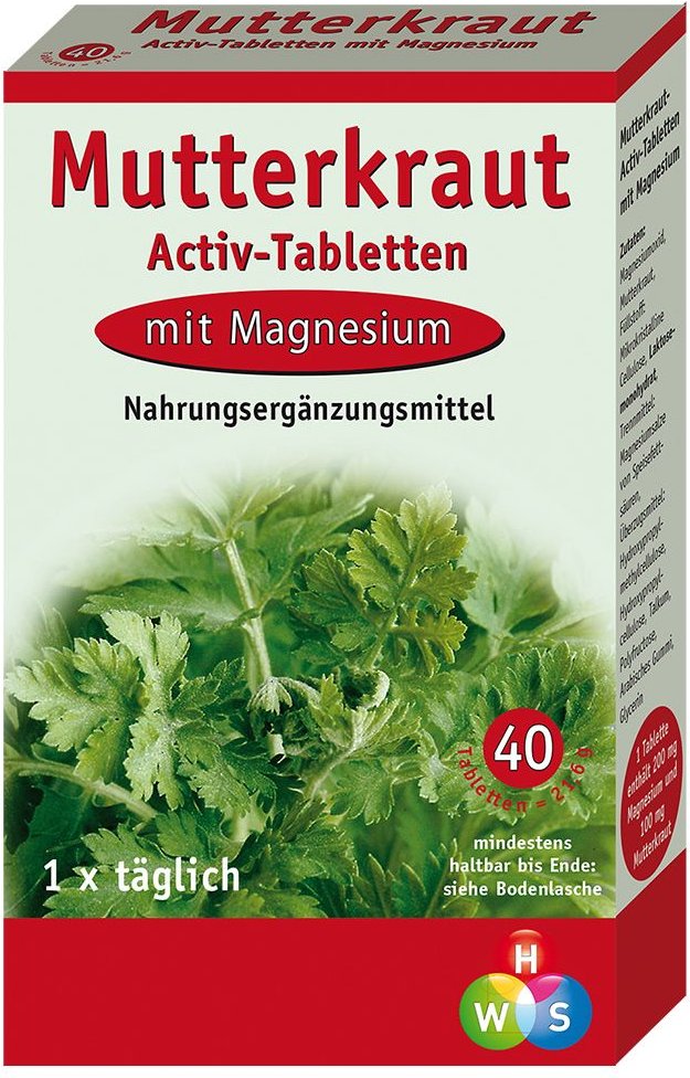 Mutterkraut-Magn Activ TBL 40 St Tabletten