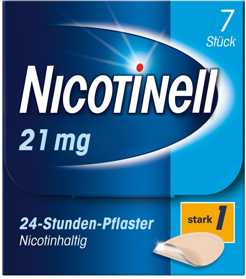 Nicotinell 21 mg/24-Stunden-Pflaster 52,5mg 7 St Pflaster transdermal