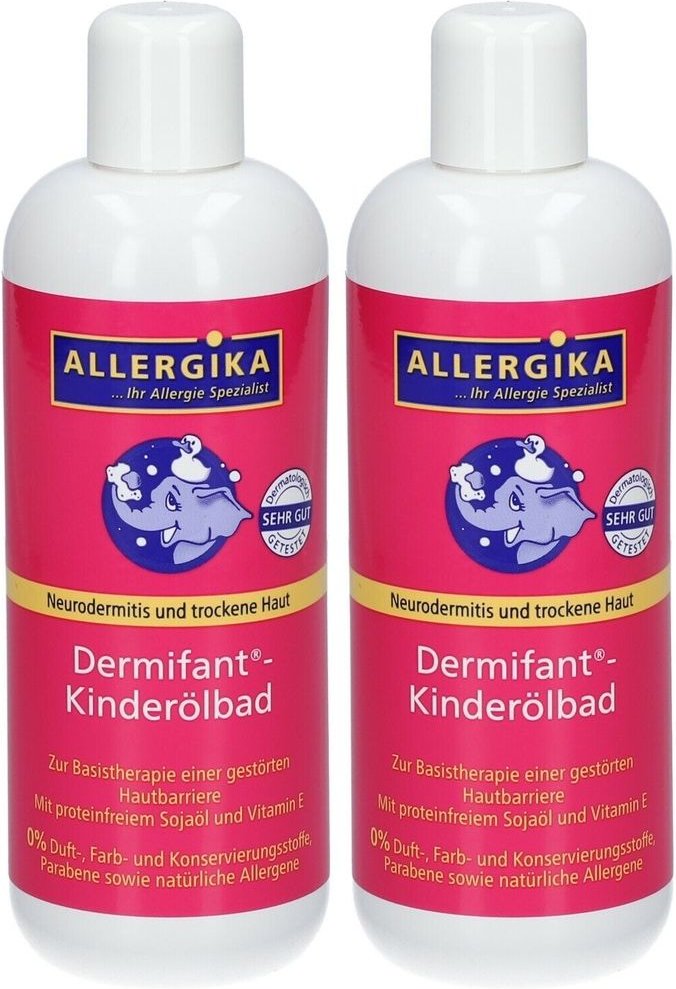 2x Dermifant® Kinderölbad 2x500 ml Badeöl