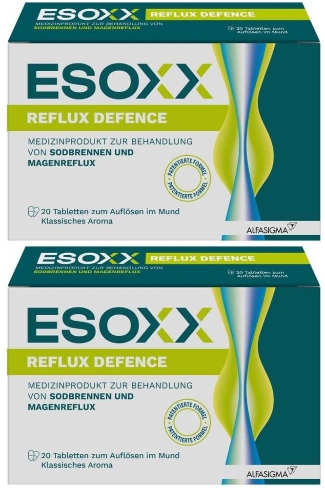 Esoxx Reflux Defence Kautabletten 2x 2x20 St