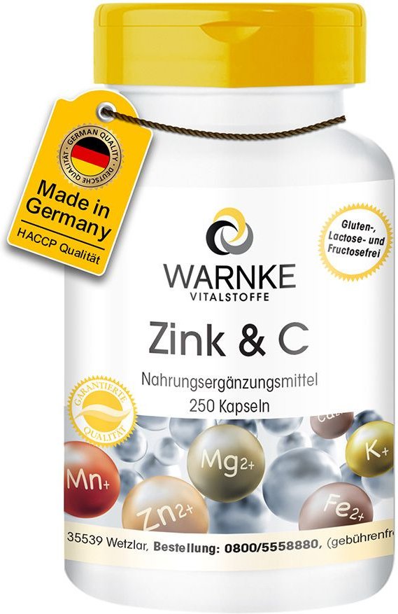 Zink & C Kapseln 250 St